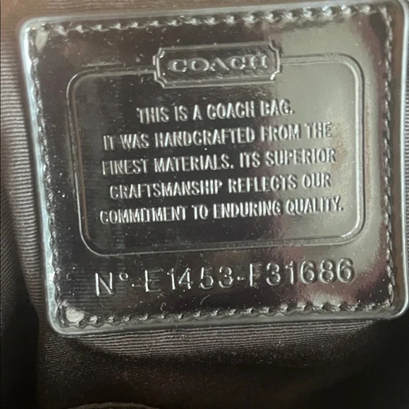 Coach Leopard Print Shoulder crossbody Bag in Black and Tan - Picture 5 of 10